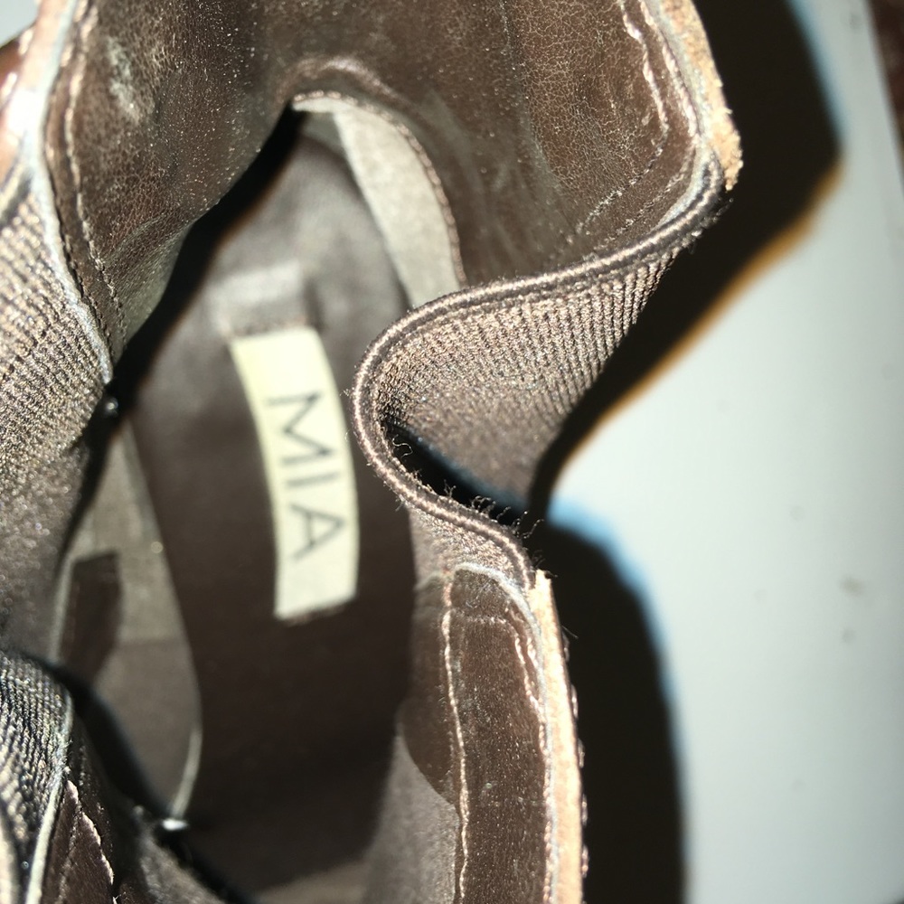 MIA brown leather boots 8M. (Brazil) - Picture 4 of 7